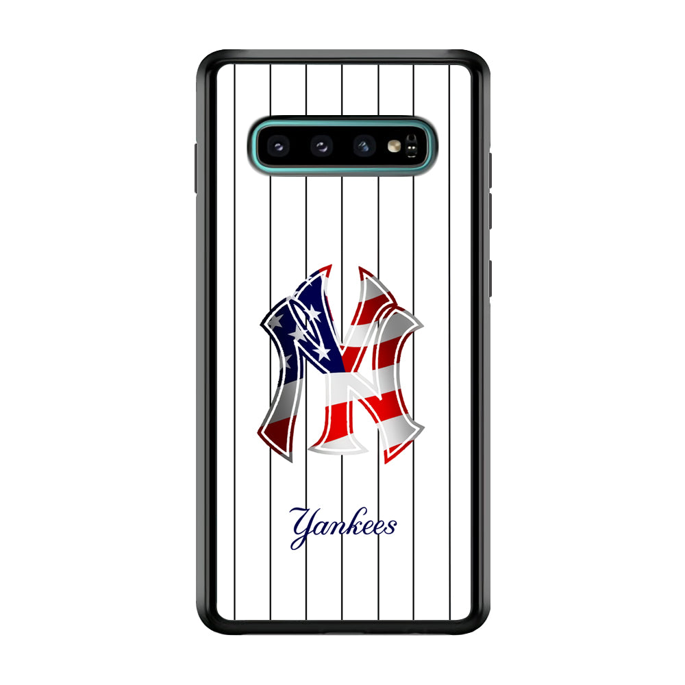 New York Yankees Flag Adaptation Samsung Galaxy S10 Case