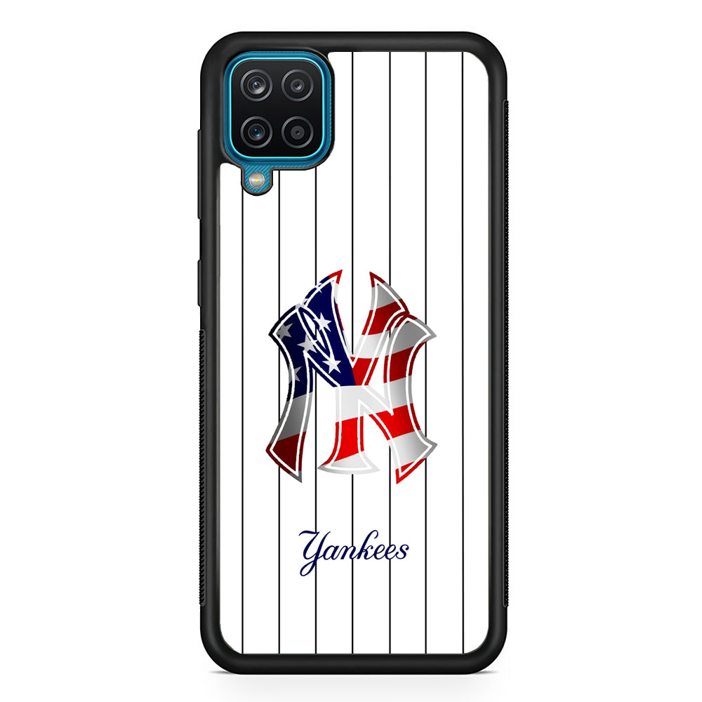 New York Yankees Flag Adaptation Samsung Galaxy A12 Case