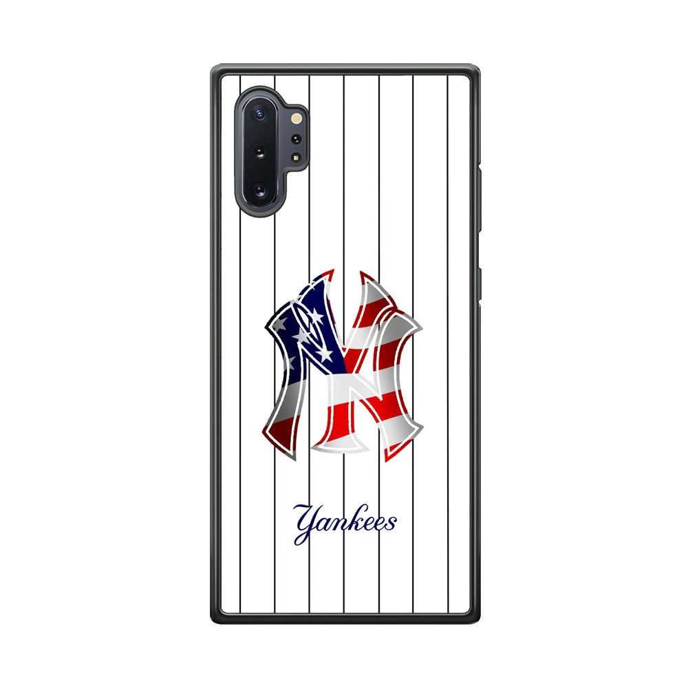 New York Yankees Flag Adaptation Samsung Galaxy Note 10 Plus Case