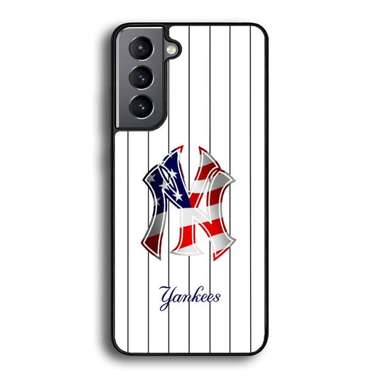 New York Yankees Flag Adaptation Samsung Galaxy S21 Case