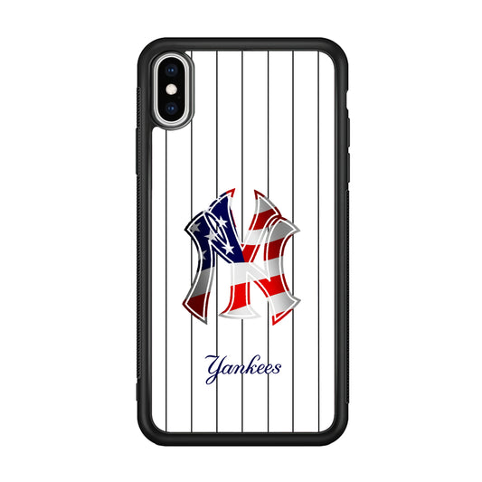 New York Yankees Flag Adaptation iPhone XS Case