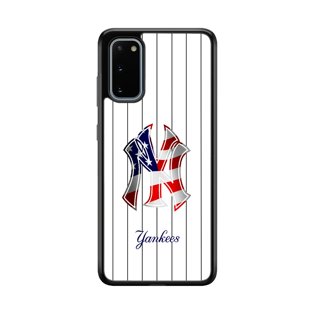 New York Yankees Flag Adaptation Samsung Galaxy S20 Case