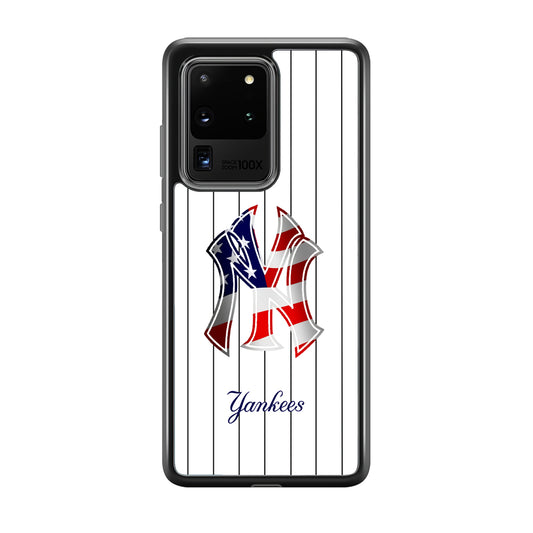 New York Yankees Flag Adaptation Samsung Galaxy S20 Ultra Case