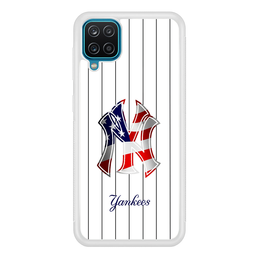 New York Yankees Flag Adaptation Samsung Galaxy A12 Case