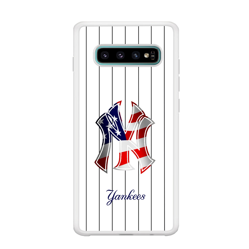 New York Yankees Flag Adaptation Samsung Galaxy S10 Case