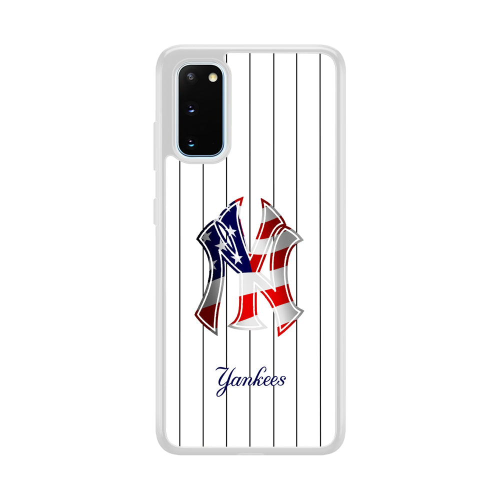 New York Yankees Flag Adaptation Samsung Galaxy S20 Case