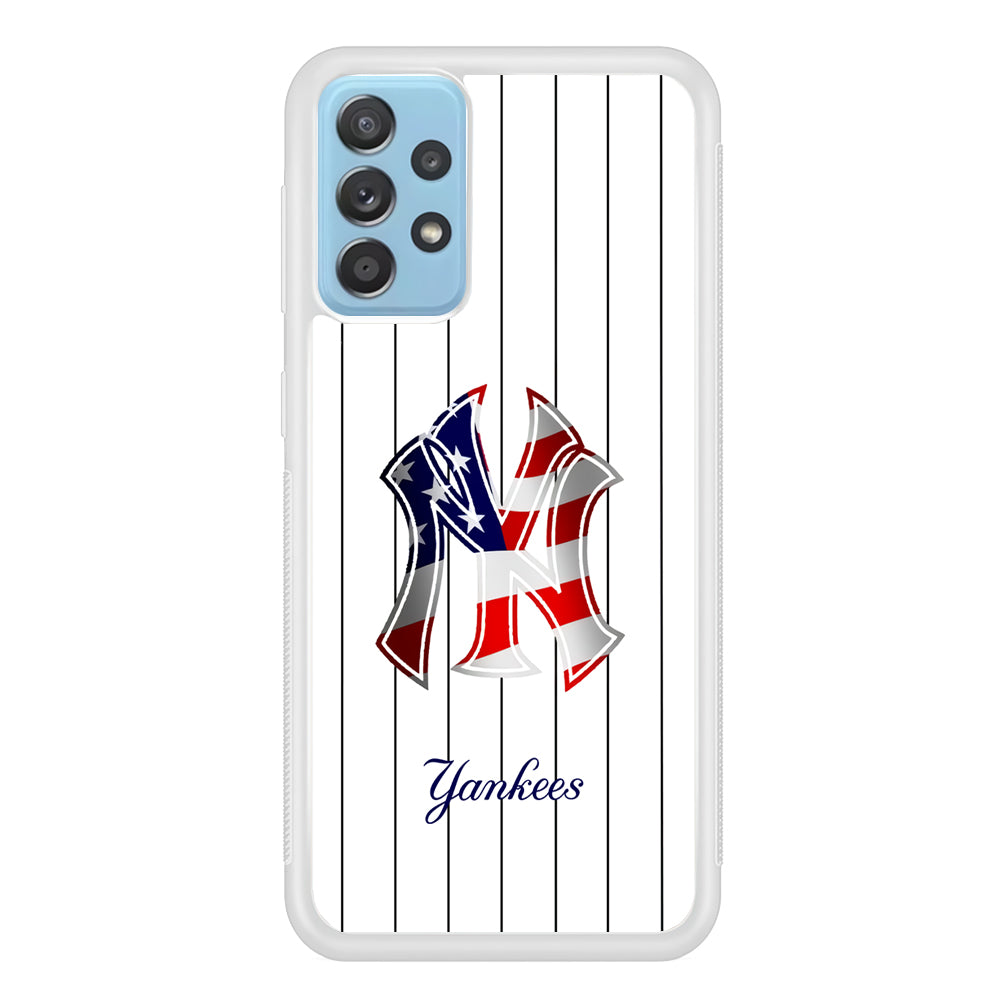 New York Yankees Flag Adaptation Samsung Galaxy A52 Case