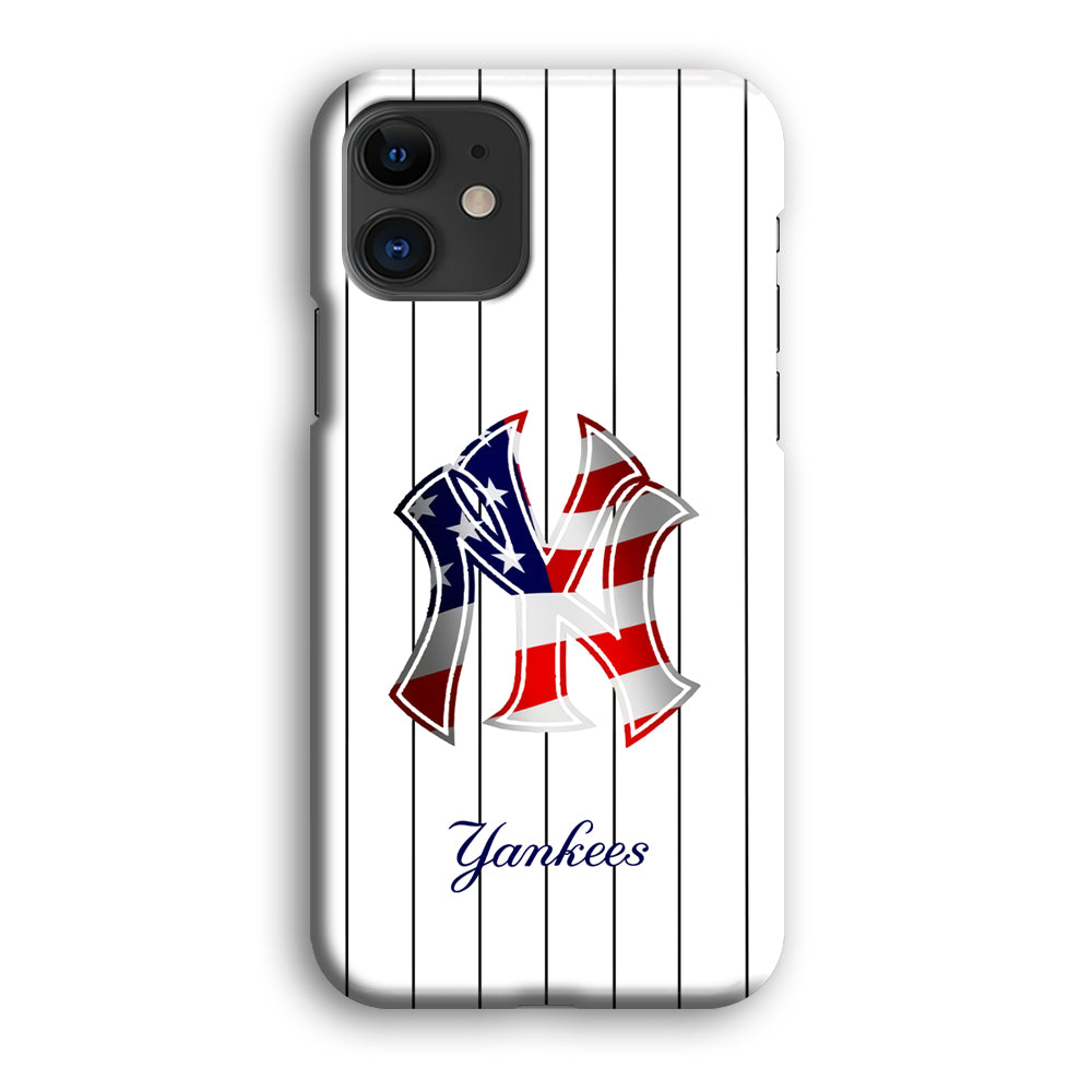 New York Yankees Flag Adaptation iPhone 12 Case