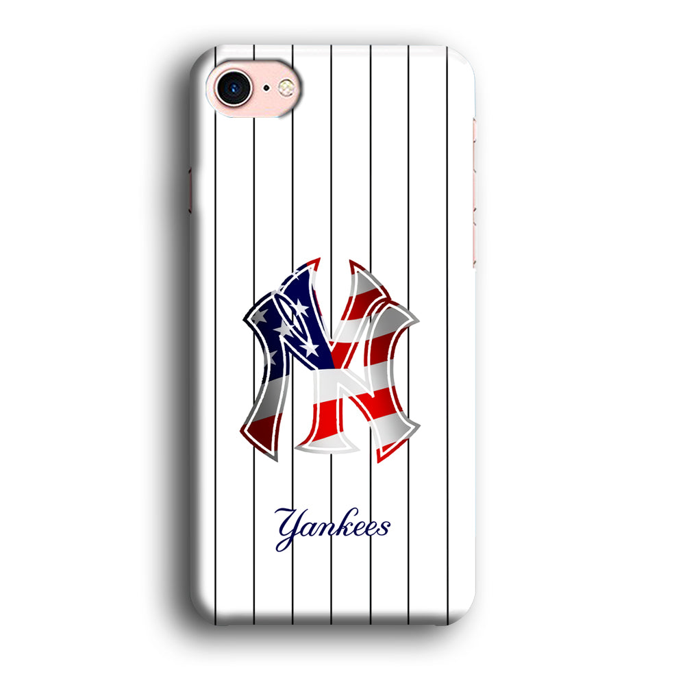 New York Yankees Flag Adaptation iPhone 8 Case