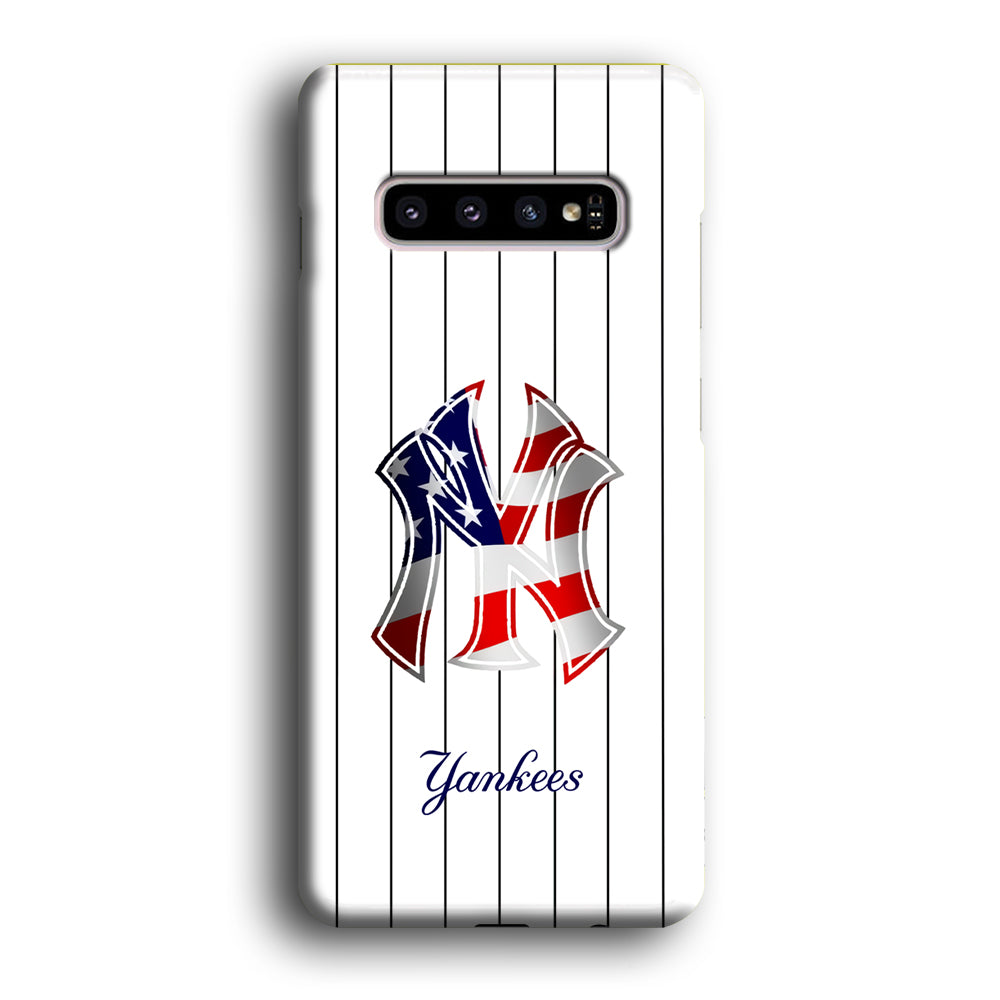 New York Yankees Flag Adaptation Samsung Galaxy S10 Case