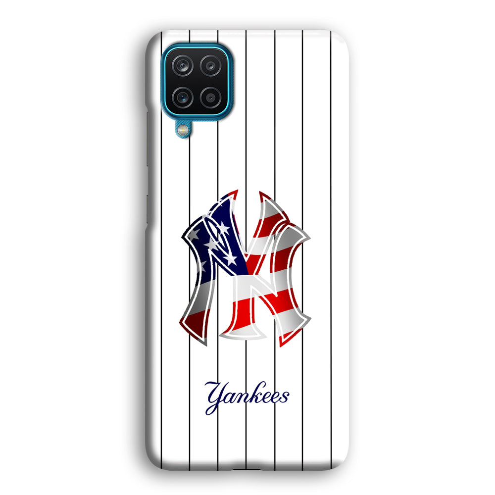 New York Yankees Flag Adaptation Samsung Galaxy A12 Case