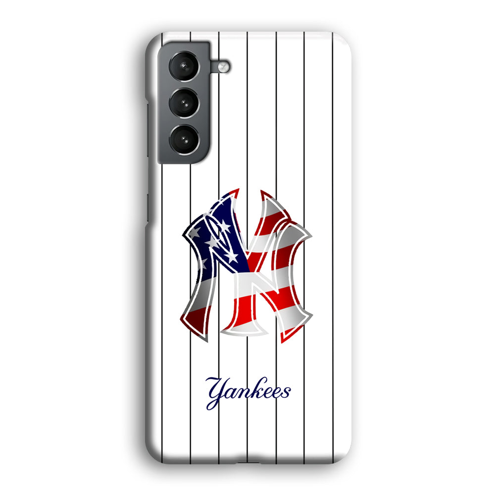 New York Yankees Flag Adaptation Samsung Galaxy S21 Plus Case