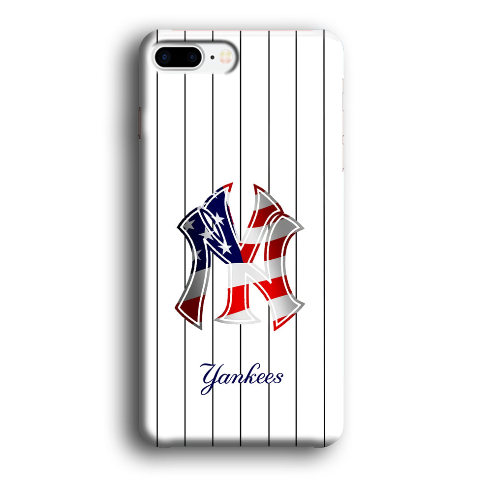 New York Yankees Flag Adaptation iPhone 8 Plus Case