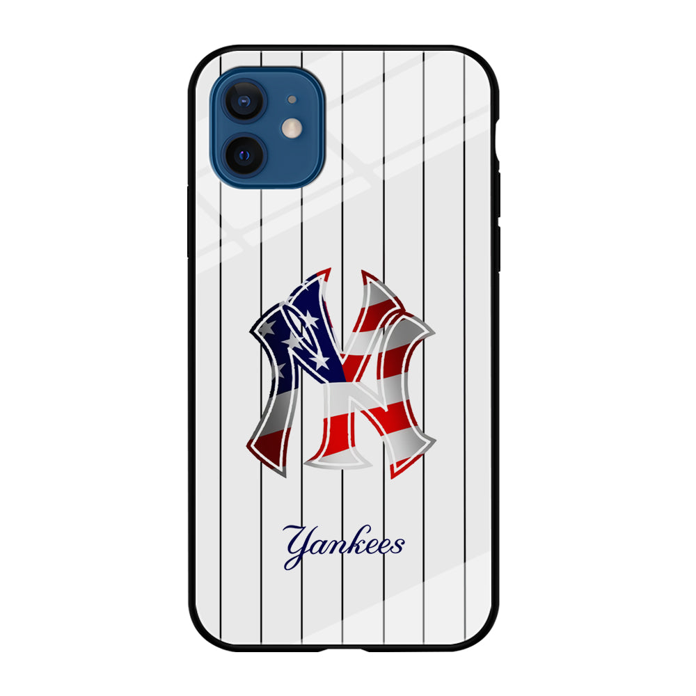 New York Yankees Flag Adaptation iPhone 12 Case