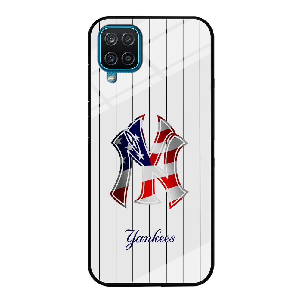 New York Yankees Flag Adaptation Samsung Galaxy A12 Case