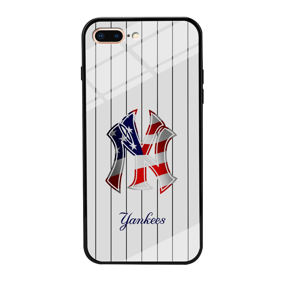 New York Yankees Flag Adaptation iPhone 8 Plus Case