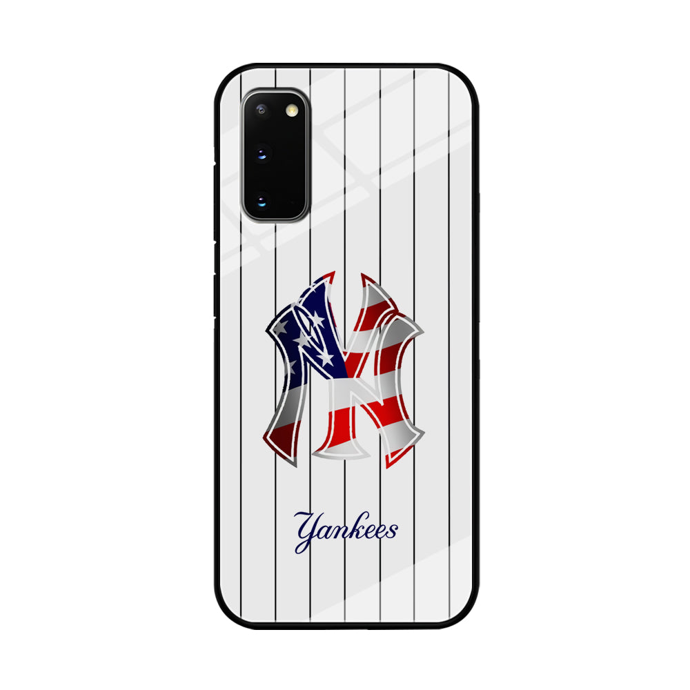 New York Yankees Flag Adaptation Samsung Galaxy S20 Case