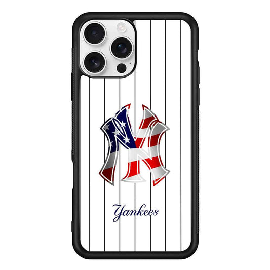 New York Yankees Flag Adaptation iPhone 16 Pro Max Case