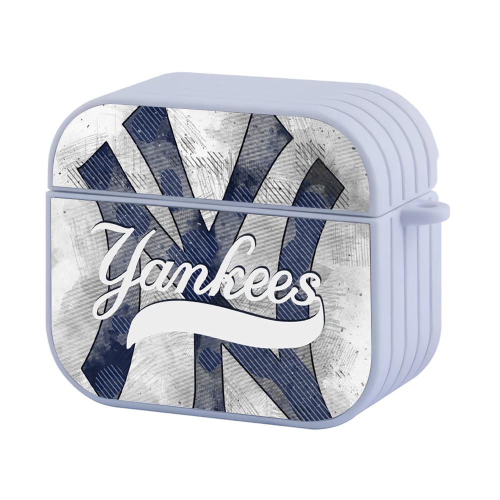 New York Yankees MLB The White Board Art Apple Airpods 4 Case White