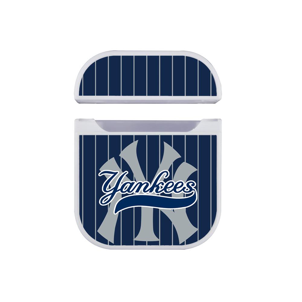 New York Yankees Surge in Blue Apple Airpods Case White