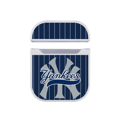 New York Yankees Surge in Blue Apple Airpods Case White