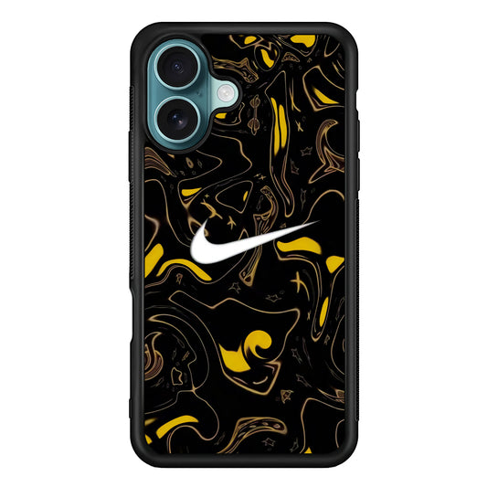 Nike Abstract Yellow iPhone 16 Case