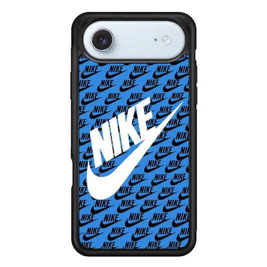 Nike Doodle Logo Blue iPhone 17 Air Case
