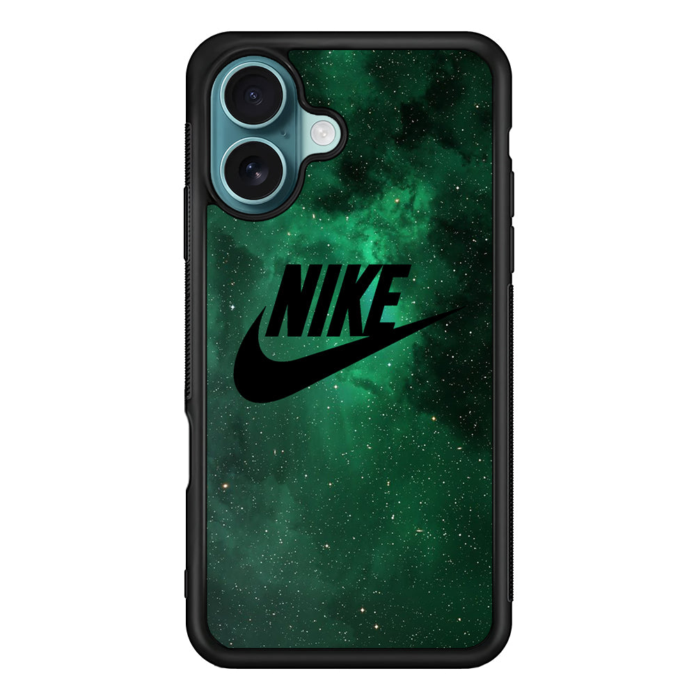Nike Green Galaxy iPhone 16 Case