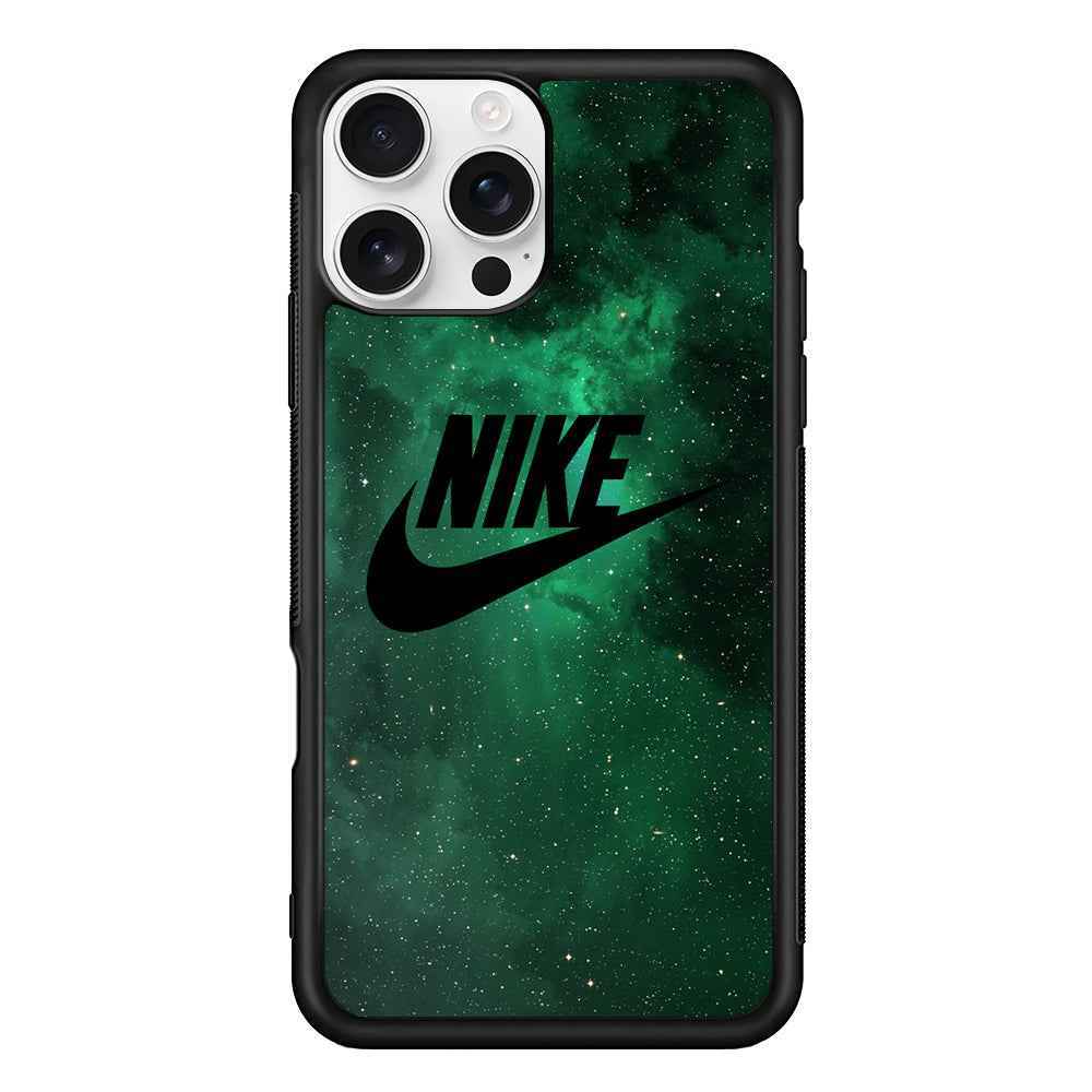Nike Green Galaxy iPhone 16 Pro Case