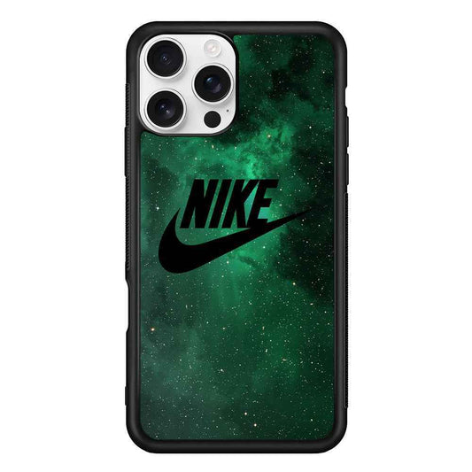 Nike Green Galaxy iPhone 16 Pro Max Case