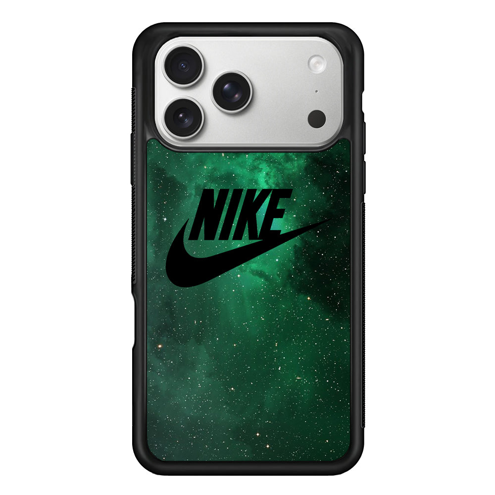 Nike Green Galaxy iPhone 17 Pro Max Case