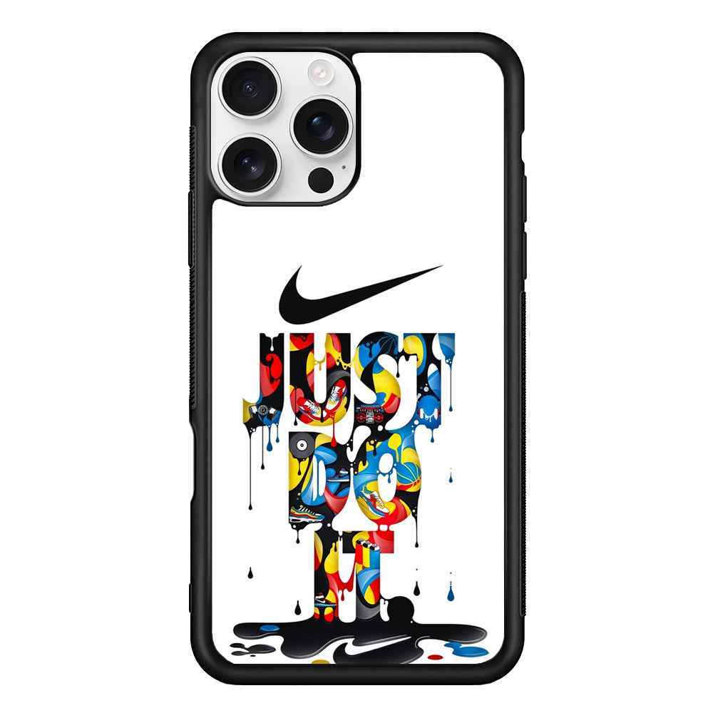 Nike Just Do It Paint Art iPhone 16 Pro Case