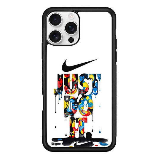 Nike Just Do It Paint Art iPhone 16 Pro Max Case