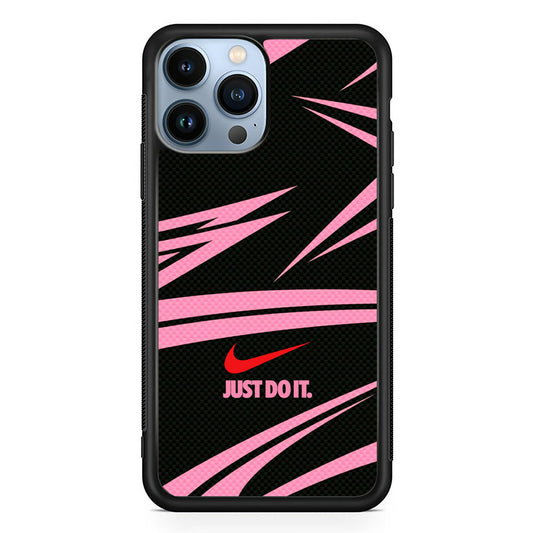 Nike Rose Colored Wave iPhone 15 Pro Case - Carneyforia