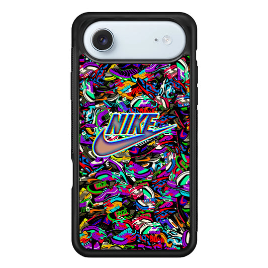 Nike Shiny Emblem in Doodle Art iPhone 17 Air Case
