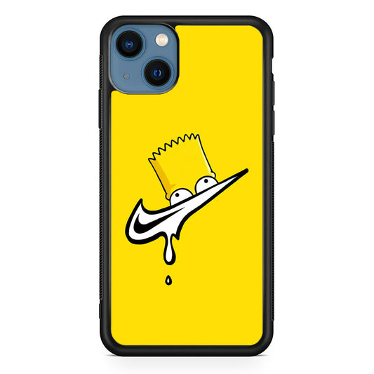 Nike Simpson Peek iPhone 14 Plus Case - Carneyforia
