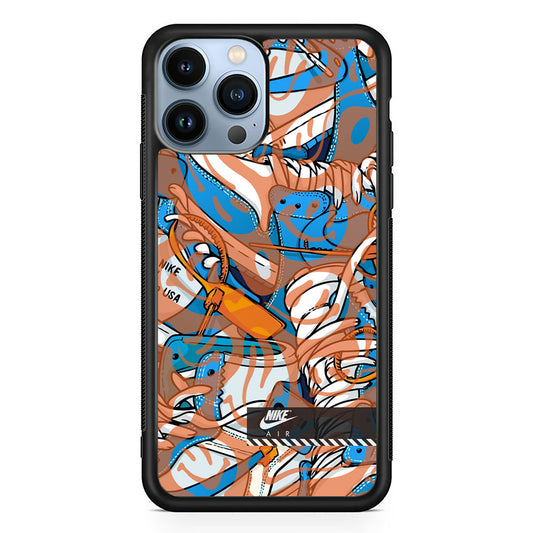Nike The Blue and The Smile iPhone 15 Pro Case - Carneyforia