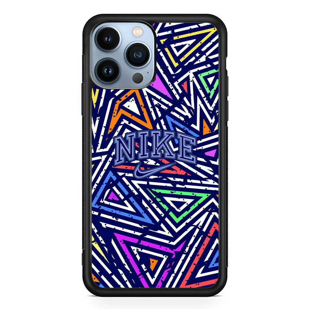 Nike Triangle of Color iPhone 15 Pro Case - Carneyforia