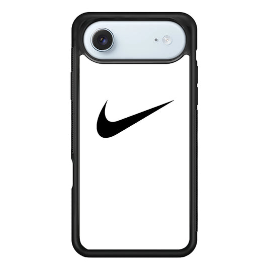 Nike White Milk Black Logo iPhone 17 Air Case