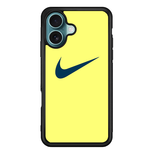 Nike Yellow Simple Logo iPhone 17 Case