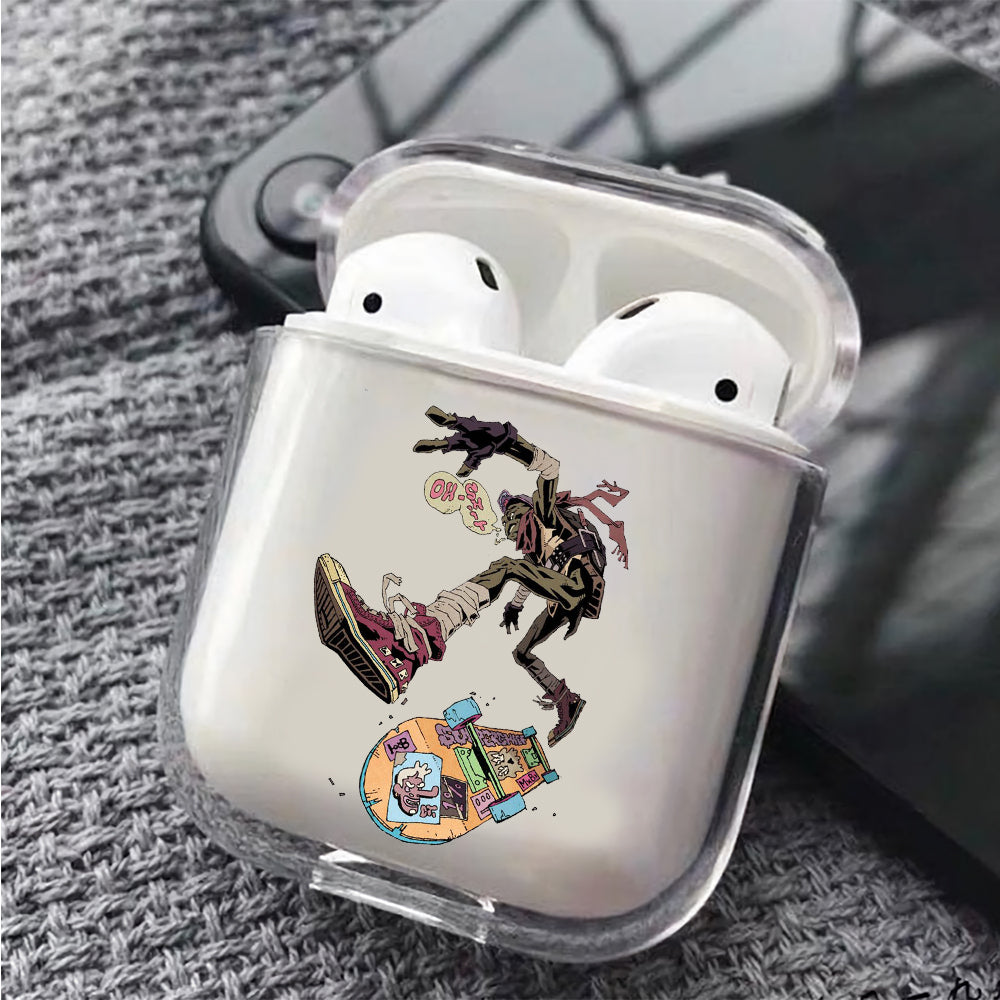 Ninja Play Skateboard Apple Airpods Case