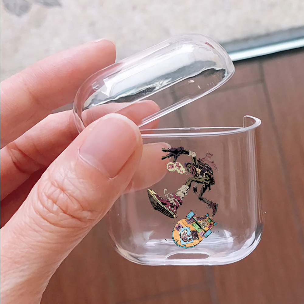Ninja Play Skateboard Apple Airpods Case