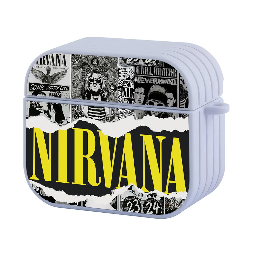 Nirvana Collage Storage Apple Airpods 4 Case White