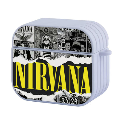 Nirvana Collage Storage Apple Airpods 4 Case White