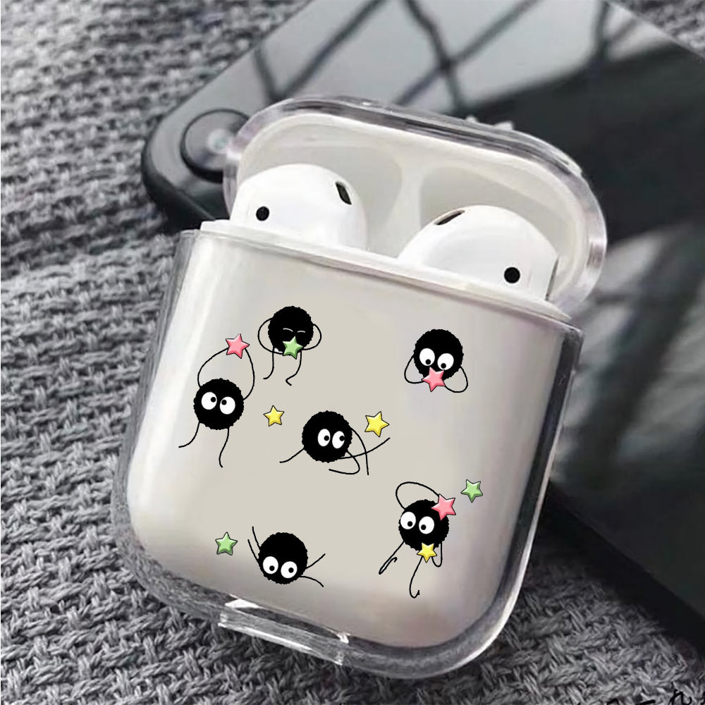 No Face Soot Sprites Play With Stars Apple Airpods Case
