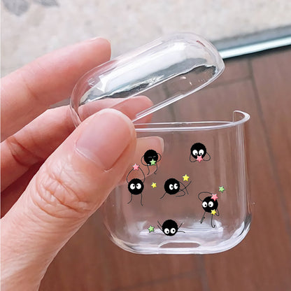 No Face Soot Sprites Play With Stars Apple Airpods Case