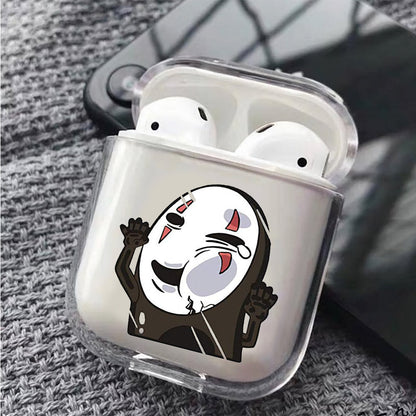 No Face Stick In The Glass Apple Airpods Case