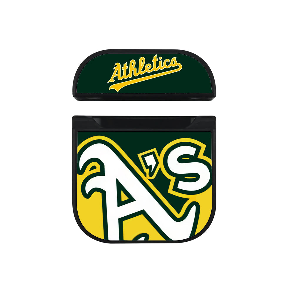 Oakland Athletics Team Apple Airpods Case Black