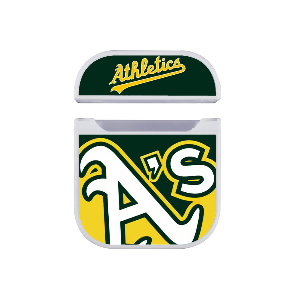 Oakland Athletics Team Apple Airpods Case White