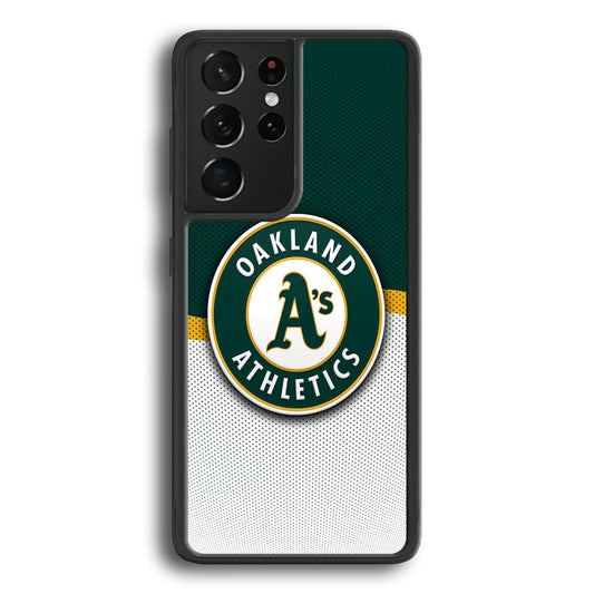 Oakland Athletics Team MLB Samsung Galaxy S21 Ultra Case